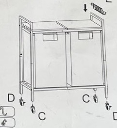 Double Laundry Hamper - photo 4