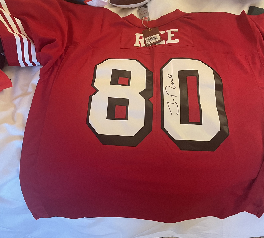 Jerry Rice Signed Jersey