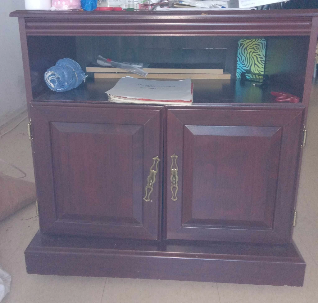 Cherry Wood TV stand or side table thumbnail