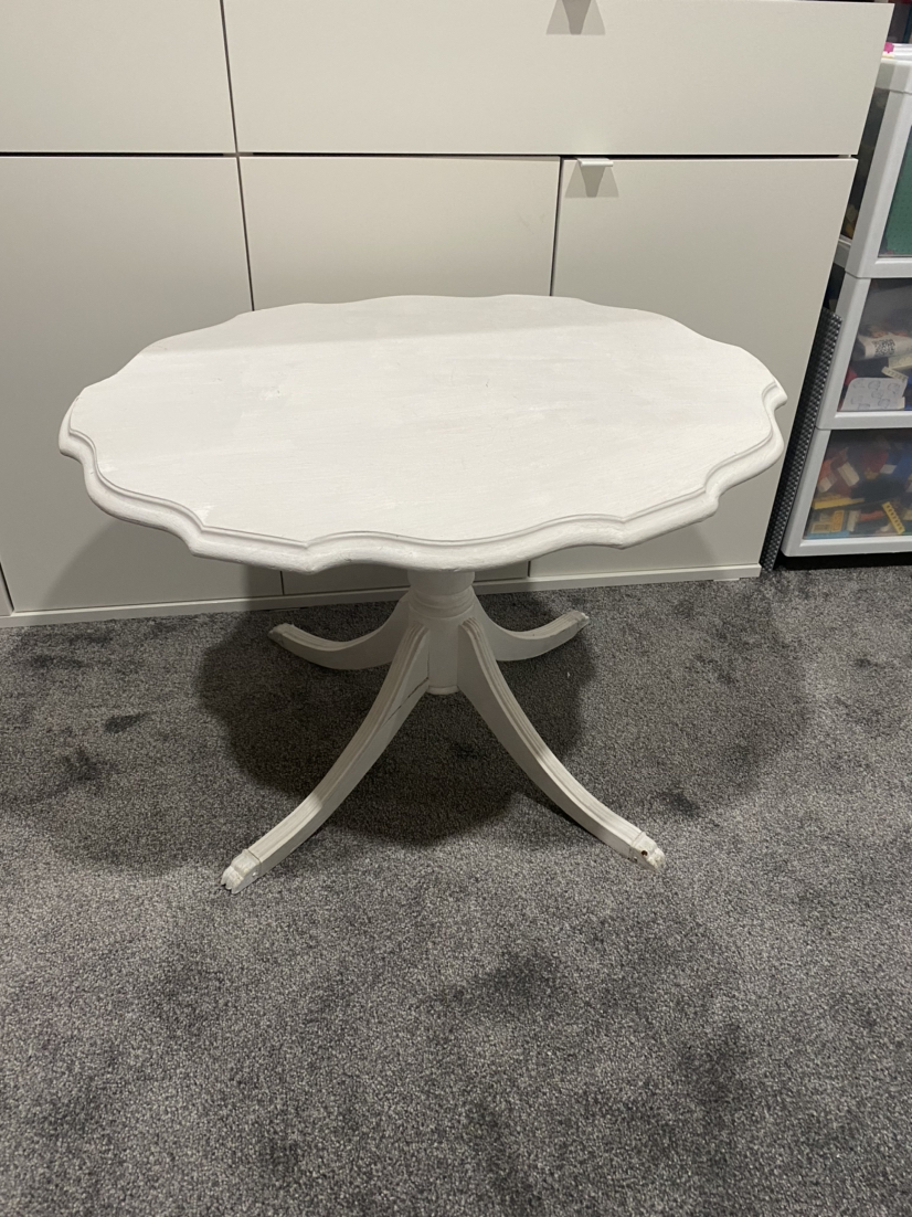 White Accent Table