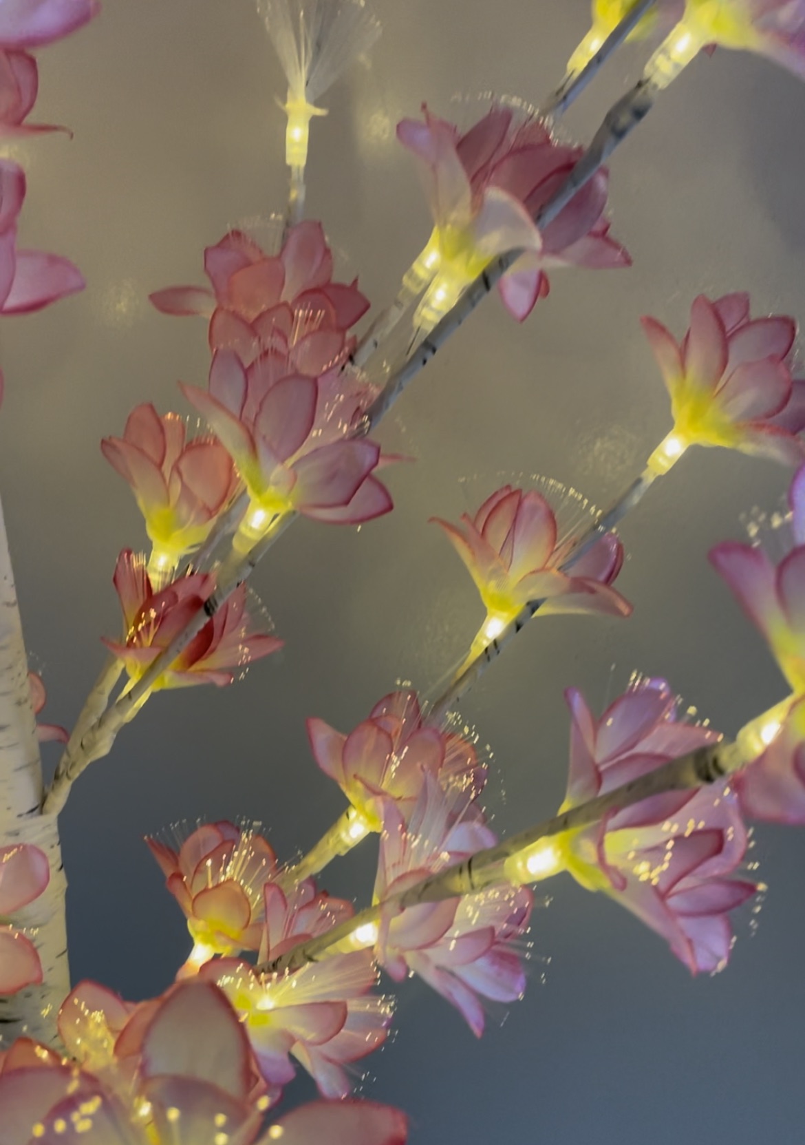 Brand new Artificial pink flower led tree for decoration image indicator(4)