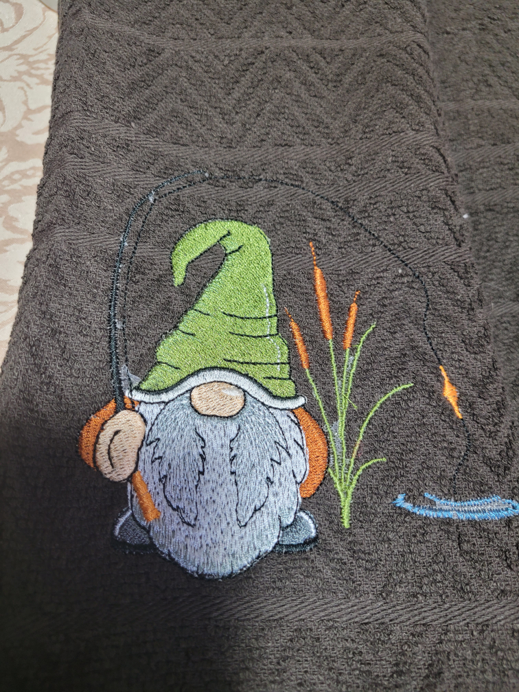 BN tea towel home  made embroidery thumbnail