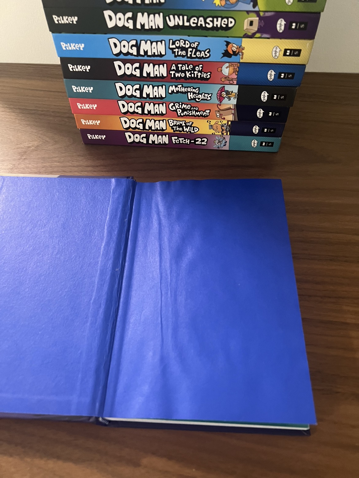 Dog Man book set (9) like new - photo 5