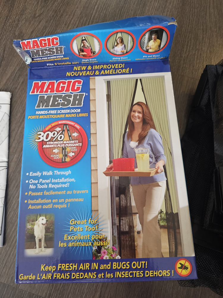 Brand New Magic Mesh Hands Free Magnetic Screen Door 🧡 image indicator(3)