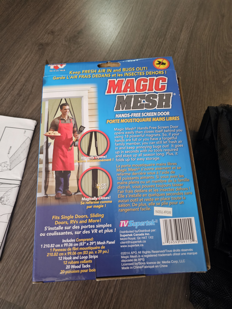 Brand New Magic Mesh Hands Free Magnetic Screen Door 🧡 image indicator(4)