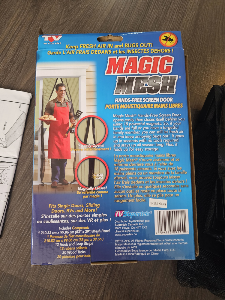 Brand New Magic Mesh Hands Free Magnetic Screen Door 🧡 image indicator(5)