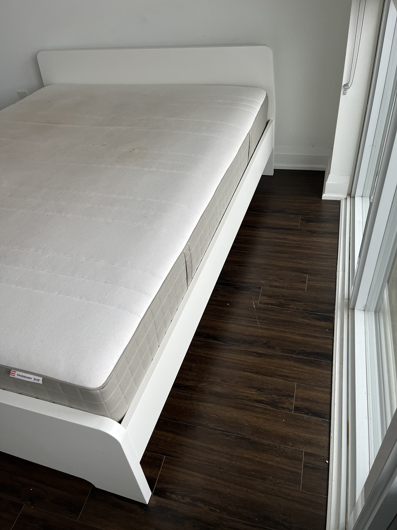 Queen Bed frame + support - photo 3