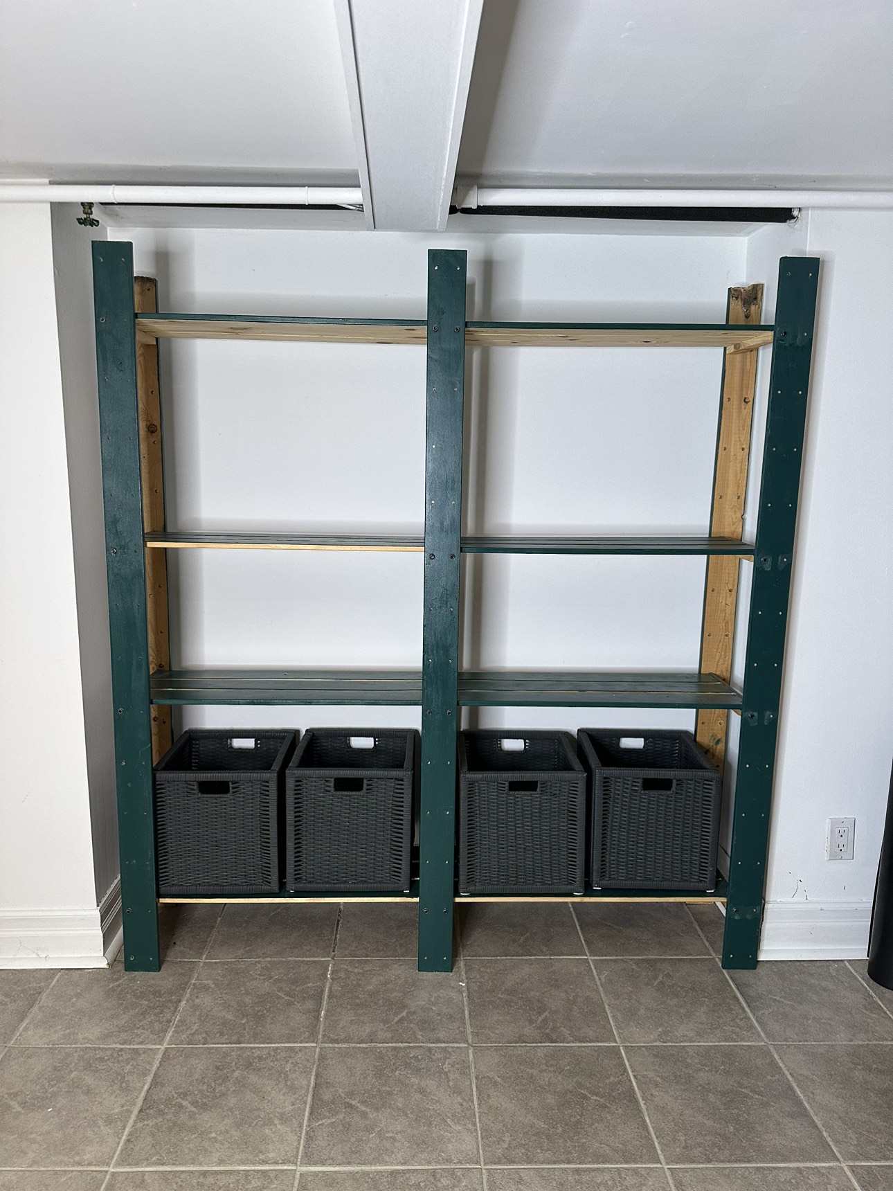 IKEA Wooden Storage Shelves thumbnail