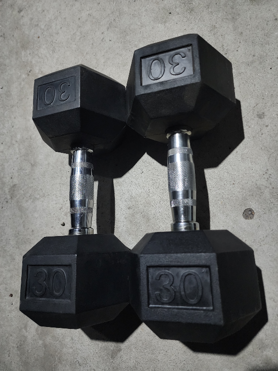 30lb Hex Dumbbell Set- FREE DELIVERY WITHIN THE GTA - photo 3