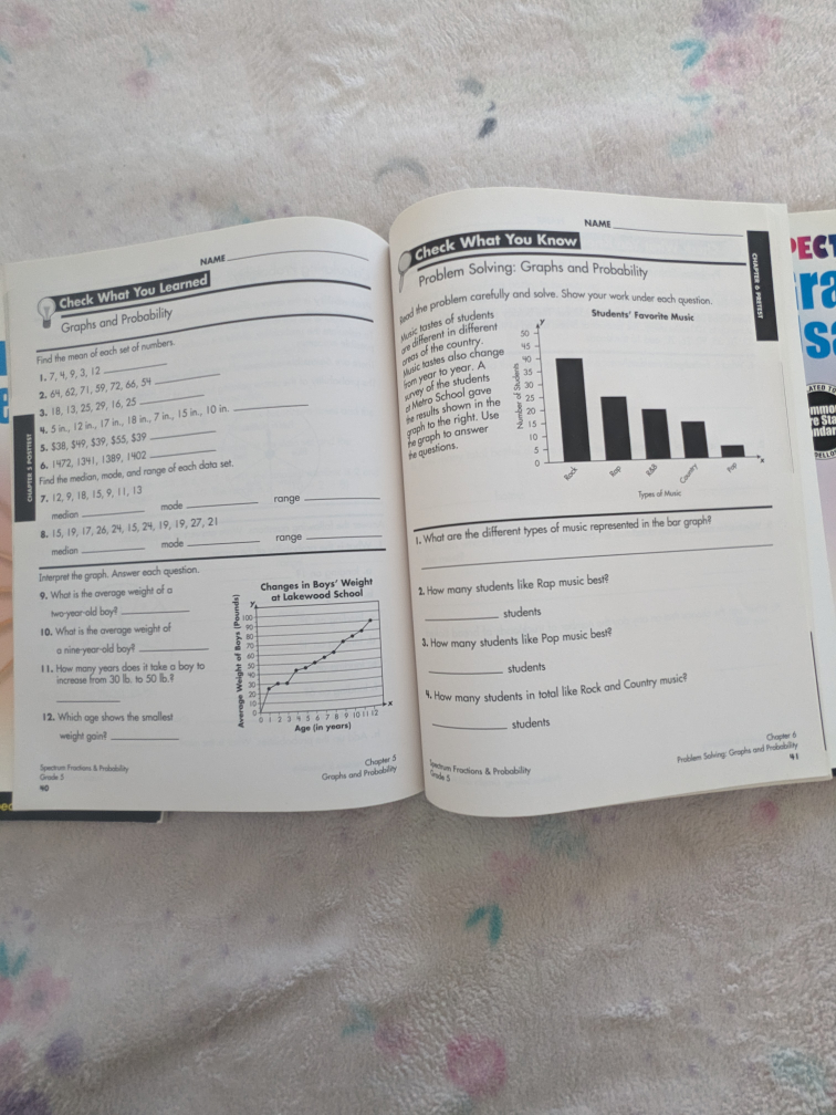 Practice/Workbooks Gr 1, 5 & 6 - photo 5