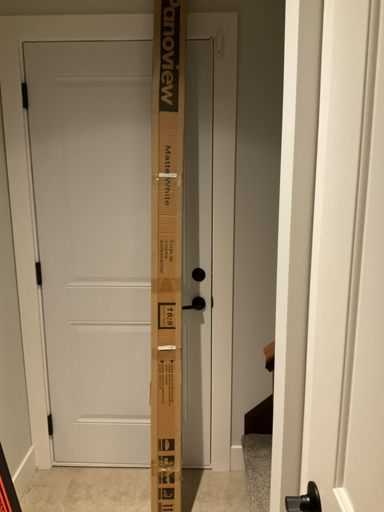 100" Manual Pulldown Screen - Matte White