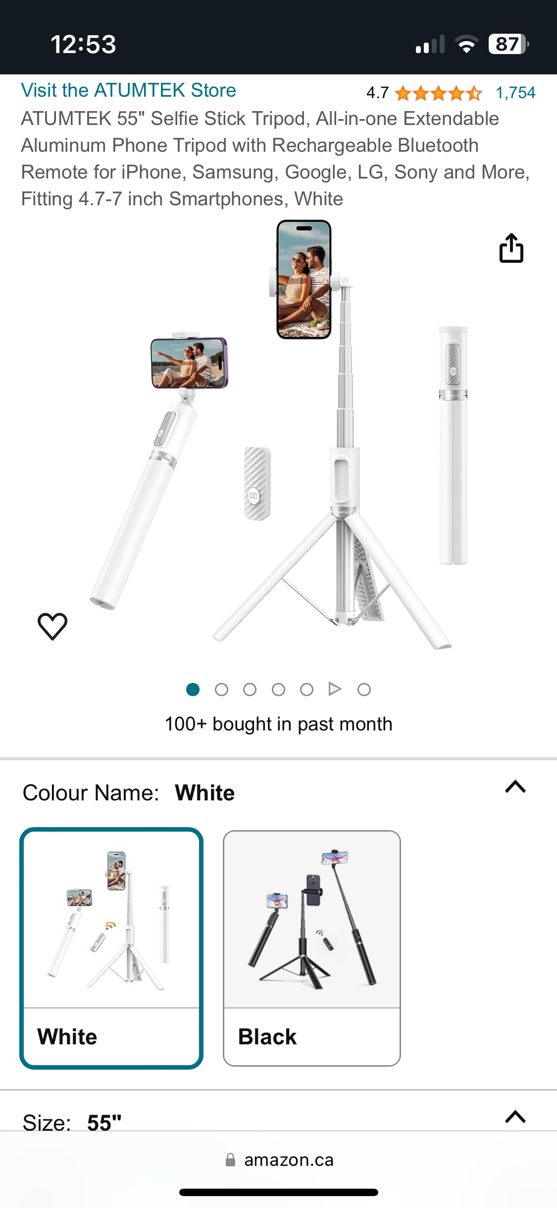 Selfie Stick and Tripod thumbnail