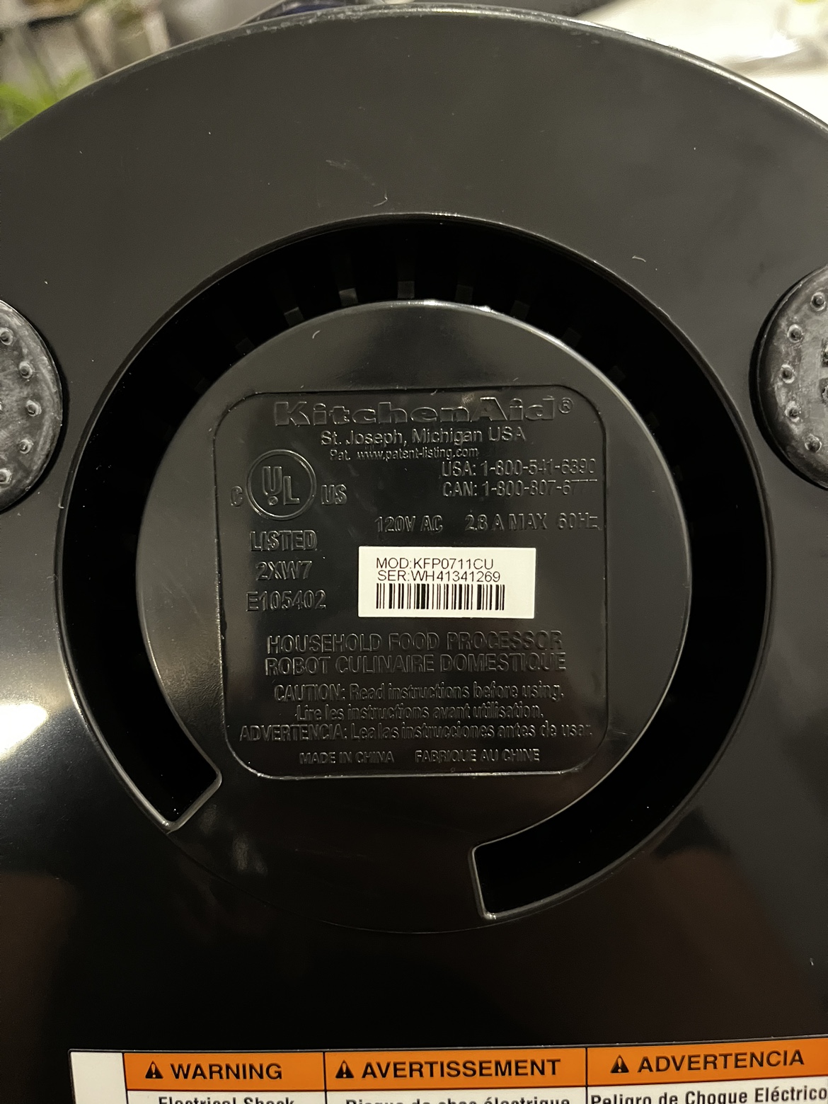 KitchenAid KFP0711CU 7-Cup Food Processor image indicator(9)