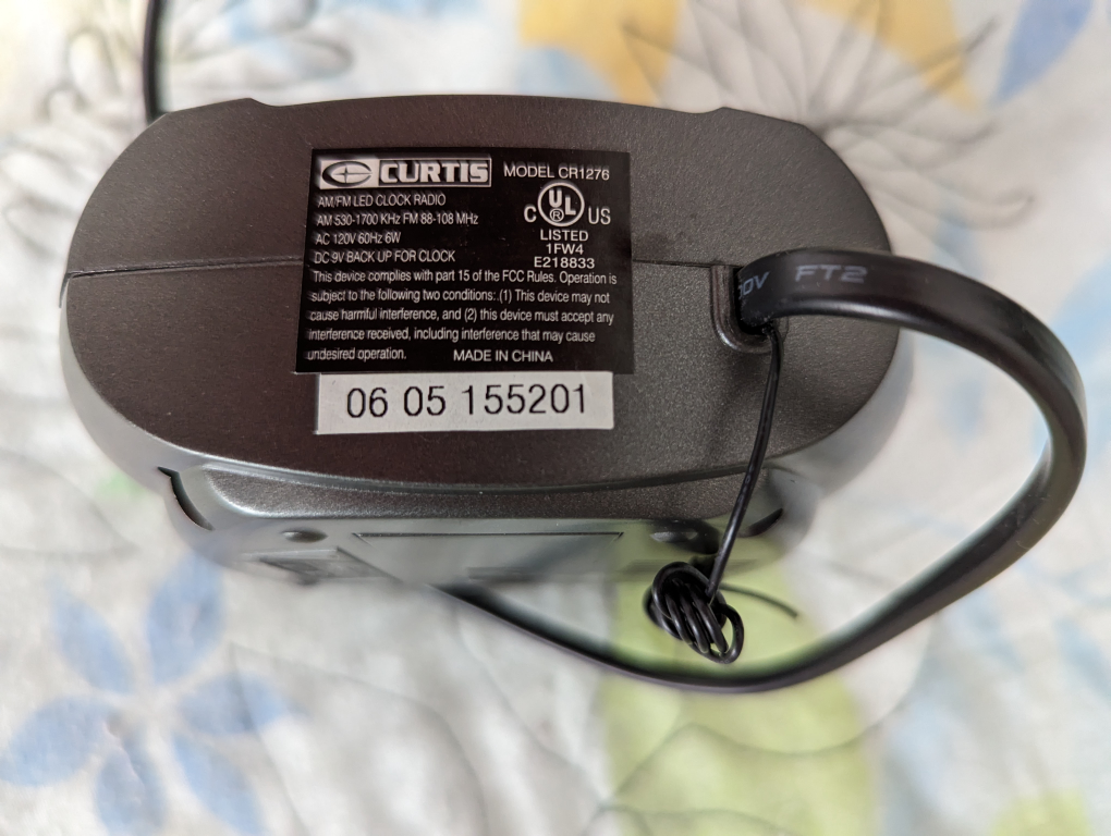 AM/FM Led Clock Radio - photo 4