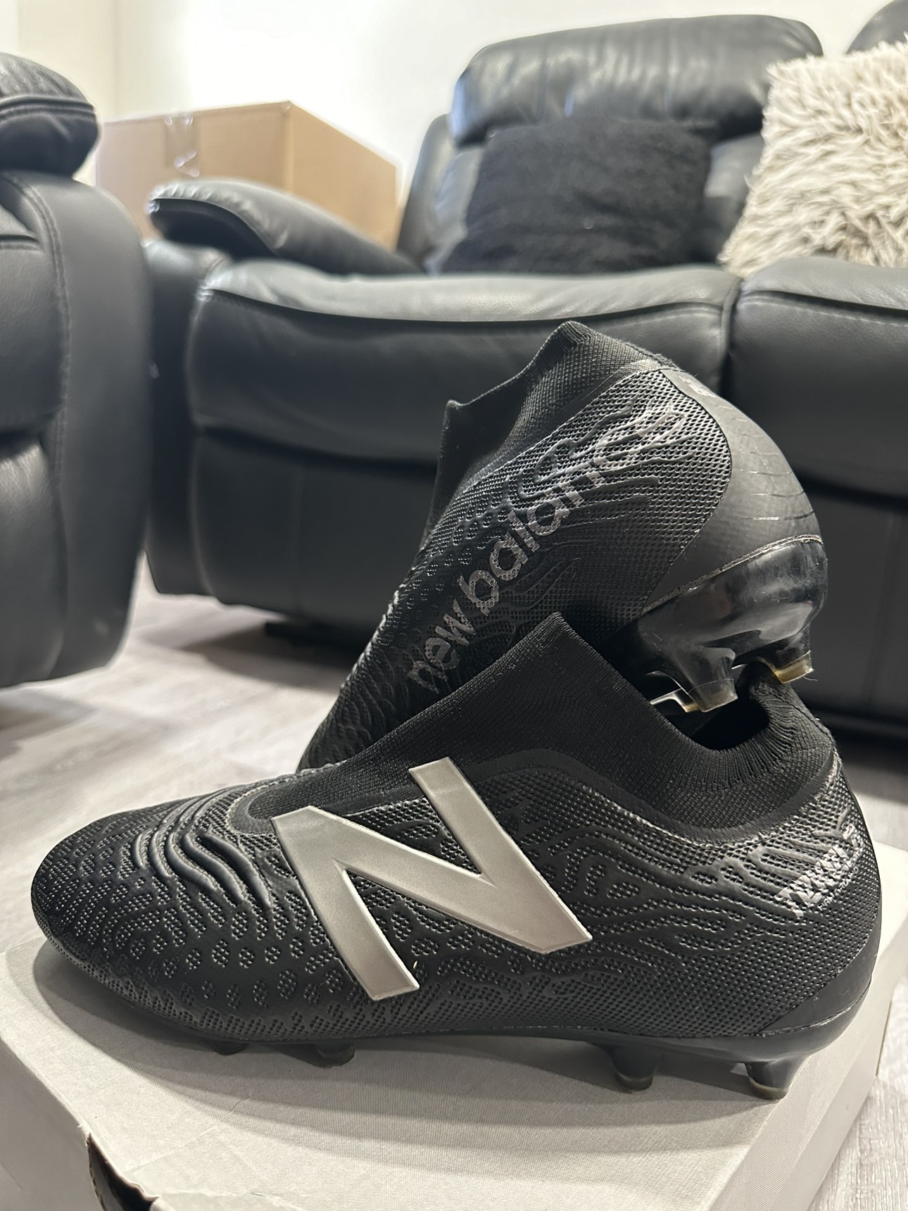 New Balance Men's Tekela V3+ Magia SG - Black/Silver - Size 11.5