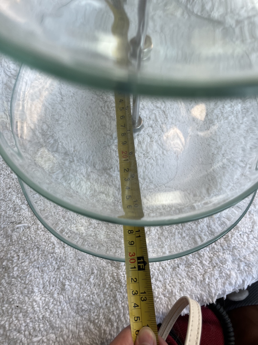 Glass 3-tier cake stand/display image indicator(3)