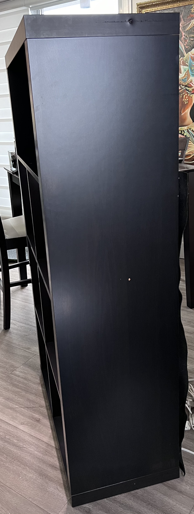 IKEA Kallax unit with led puck lights - photo 4