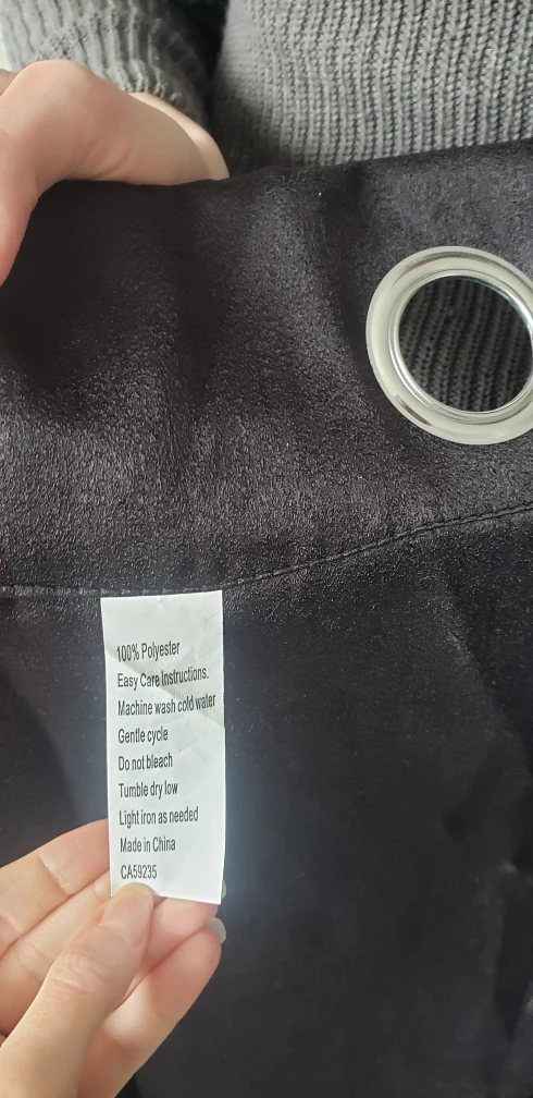 Grommet Black Silk Feel Curtains / Drapes - Blackout - photo 4