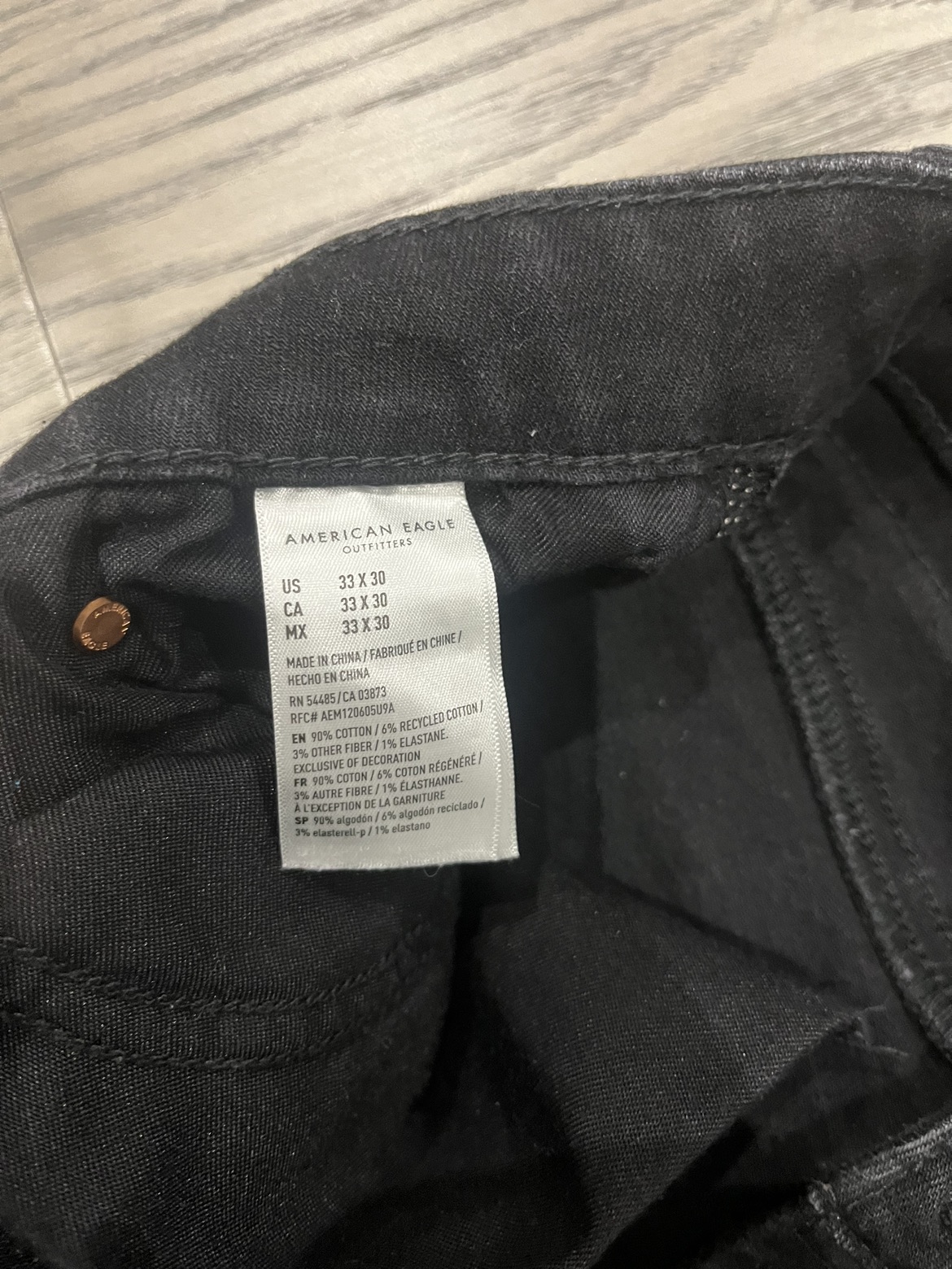 AE AirFlex+ Skinny Jean Men’s 33x30 image indicator(6)