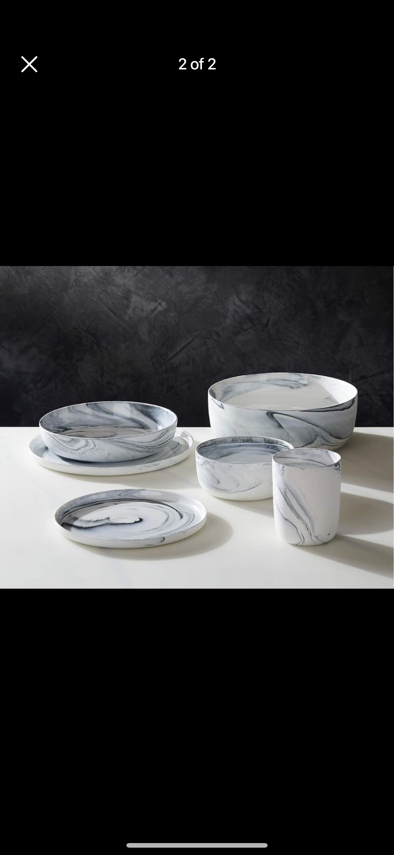 Salad Bowl & Plate & 6 mugs set - photo 3