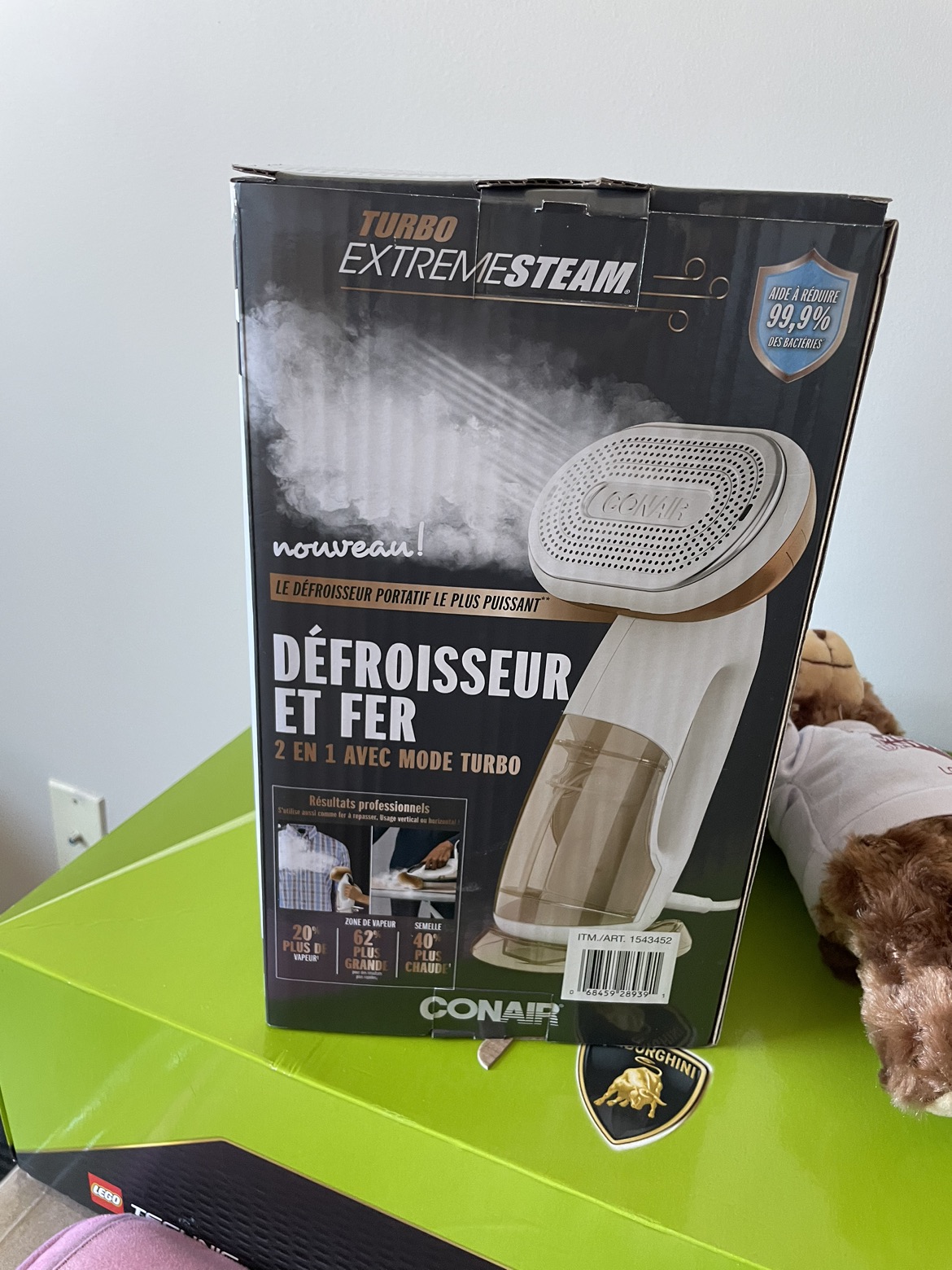 Conair 2-in-1 steamer and iron w turbo thumbnail