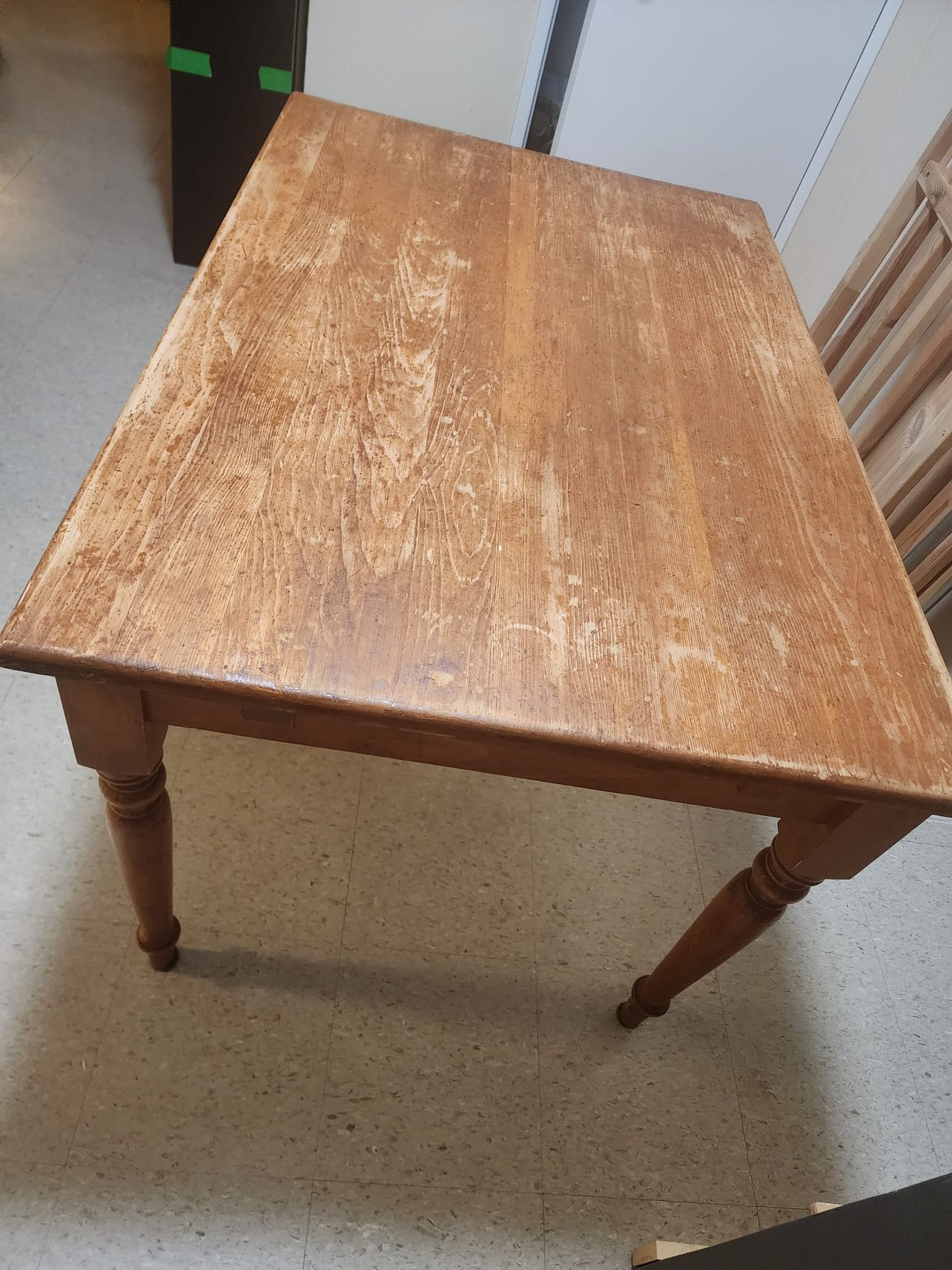 Wooden dinning table