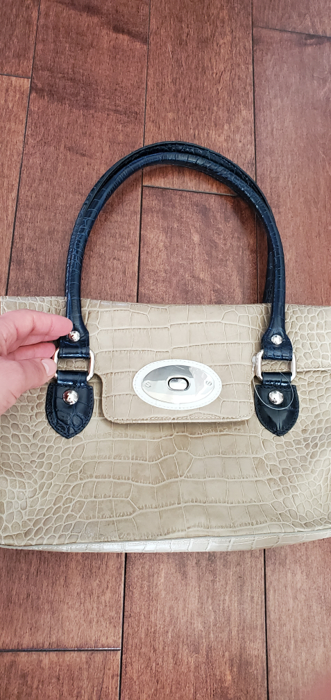 like new Italian leather bag thumbnail