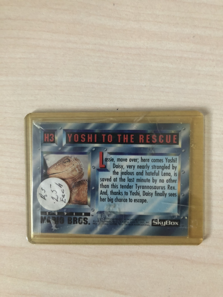 1993 Super Mario Bros Card thumbnail