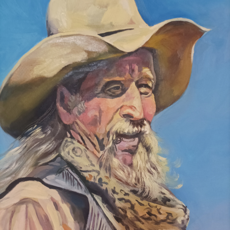 original oil painting 40 by 30 " image indicator(10)