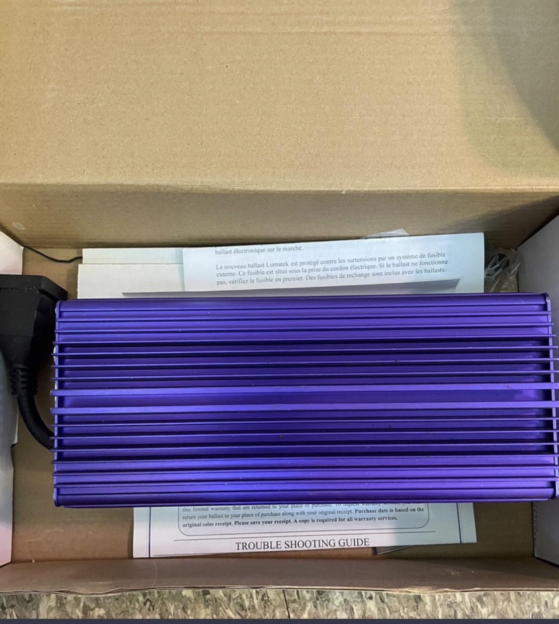 Lumatek Ballast w/accessories image indicator(2)