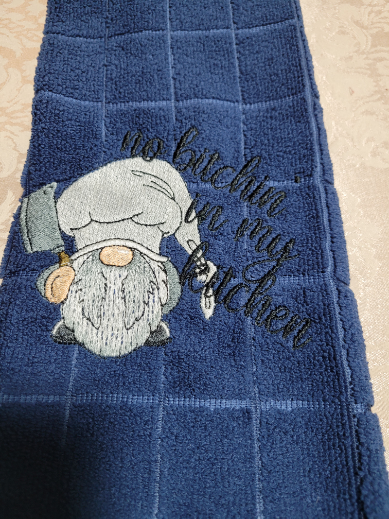 Home-made embroidery tea towel thumbnail
