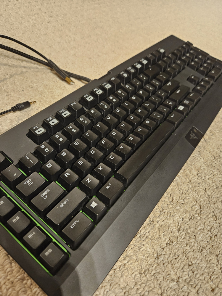Razer BlackWidow Mechanical Keyboard and Mouse