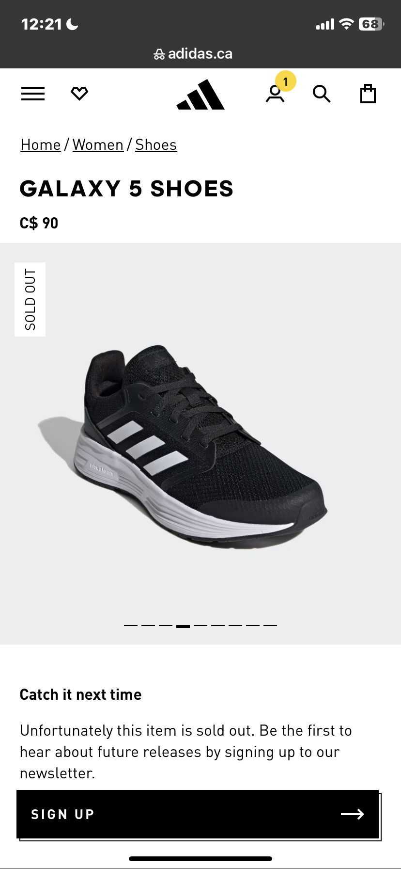 *NEW* sz 6.5 ADIDAS “Cloudfoam Comfort” image indicator(2)