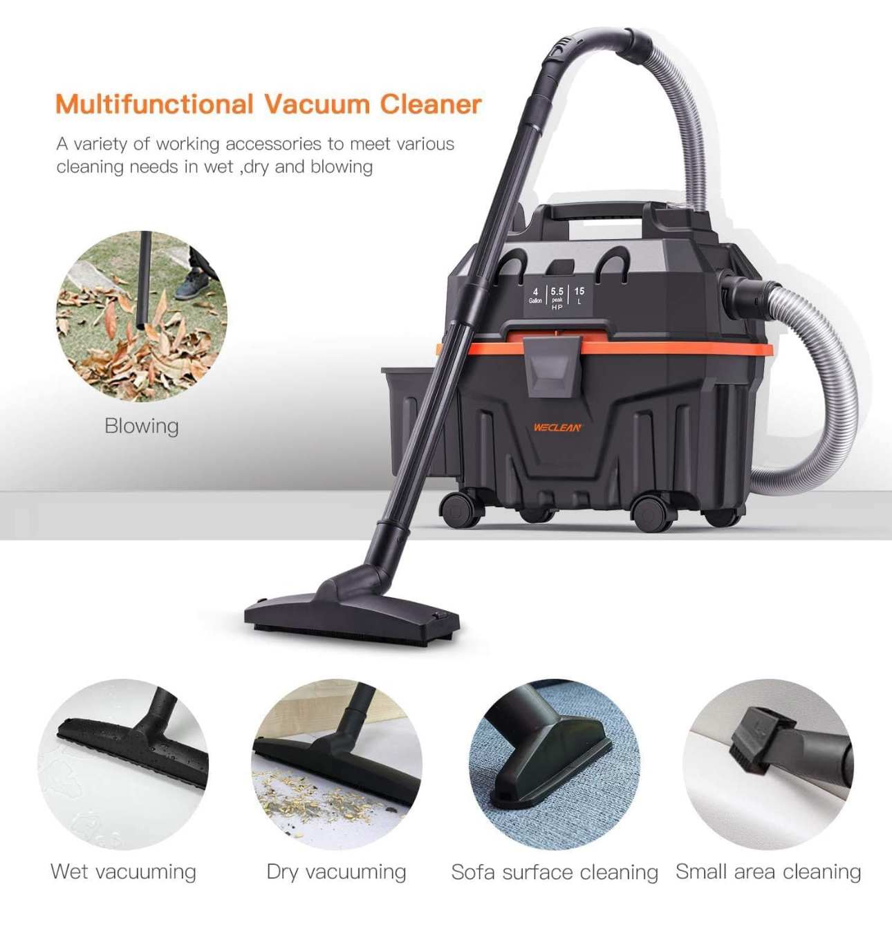 Wet Dry Vacuum Cleaner - photo 3