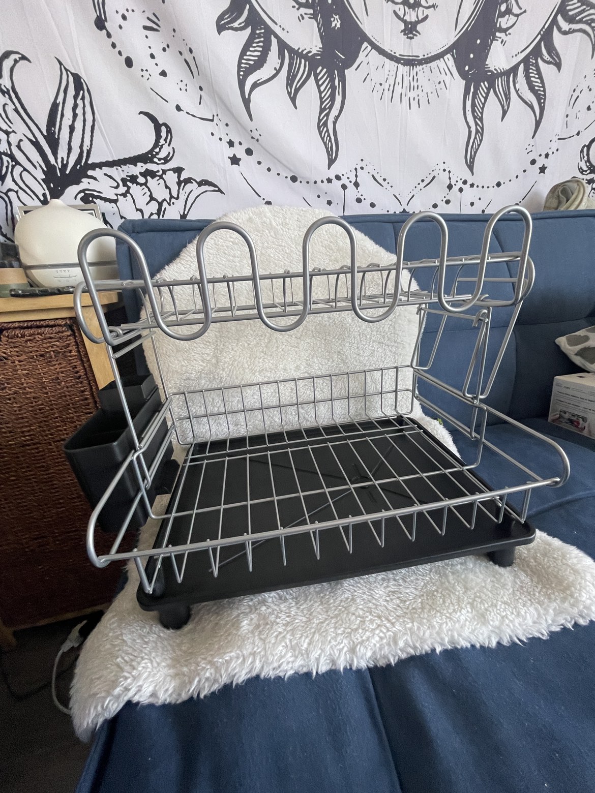 2 tier dish drying rack