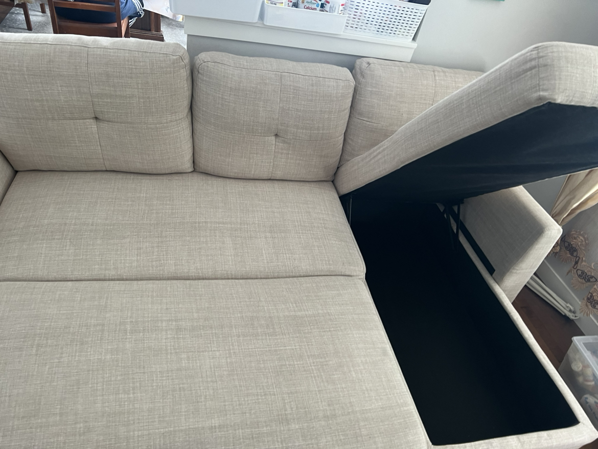 Brand new futon with storage - photo 2