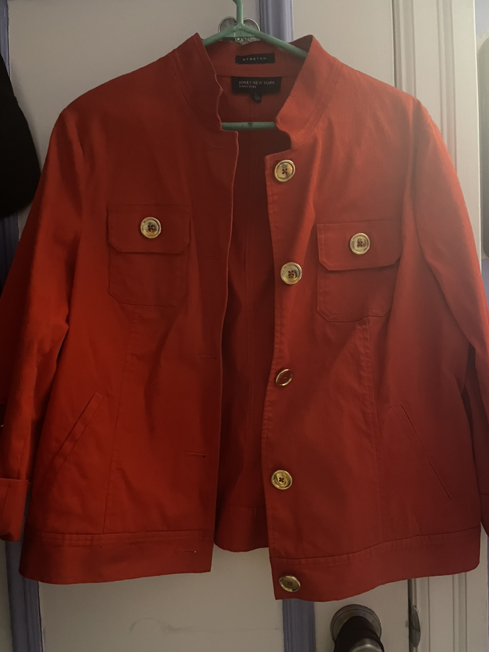 Red jacket
