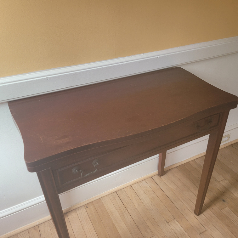 Antique Foyer Console Game Hall or Dining Room Sideboard Table - photo 2