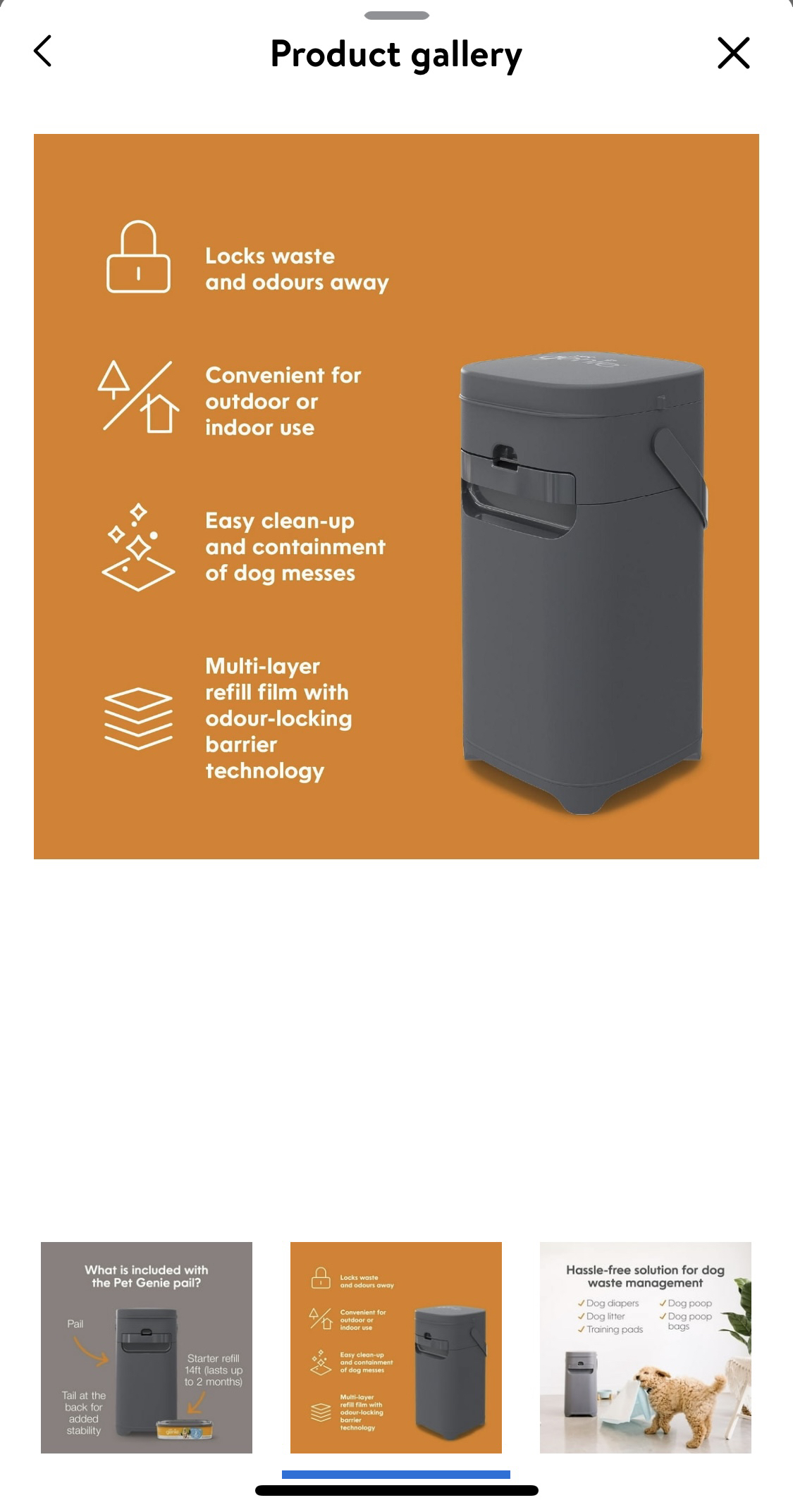 NEW Pet Waste Disposal System with a refill (UV protection) - photo 3