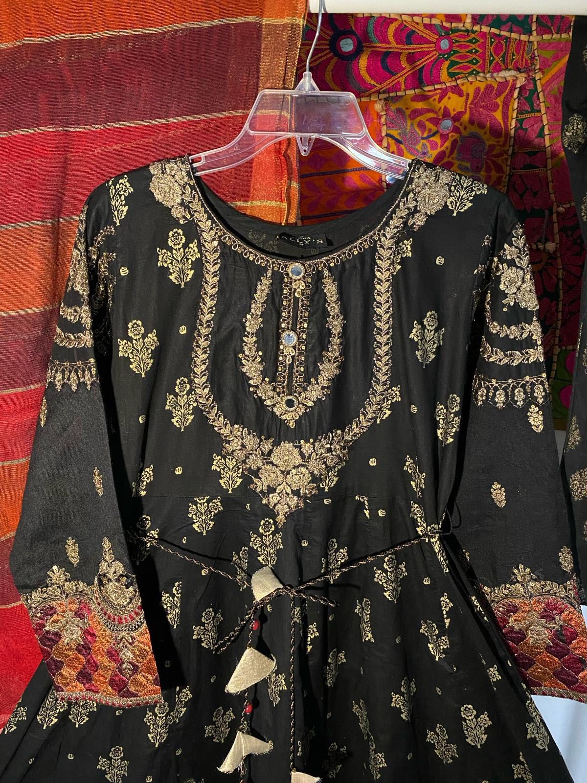 Pakistani Indian black dress