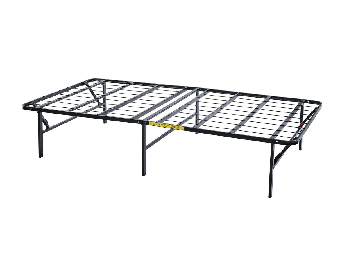 Single metal bed frame