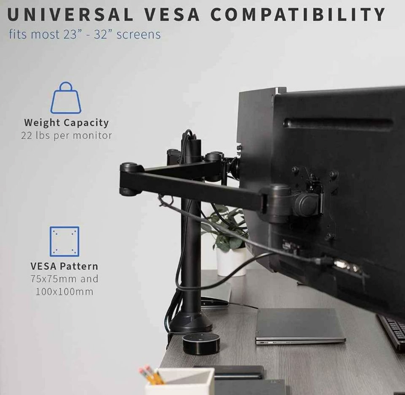 VIVO Triple 23 to 32 inch Monitor Desk Mount - photo 5