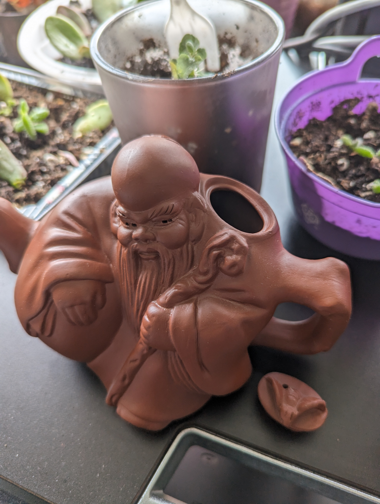longevity Teapot....use as display - photo 2