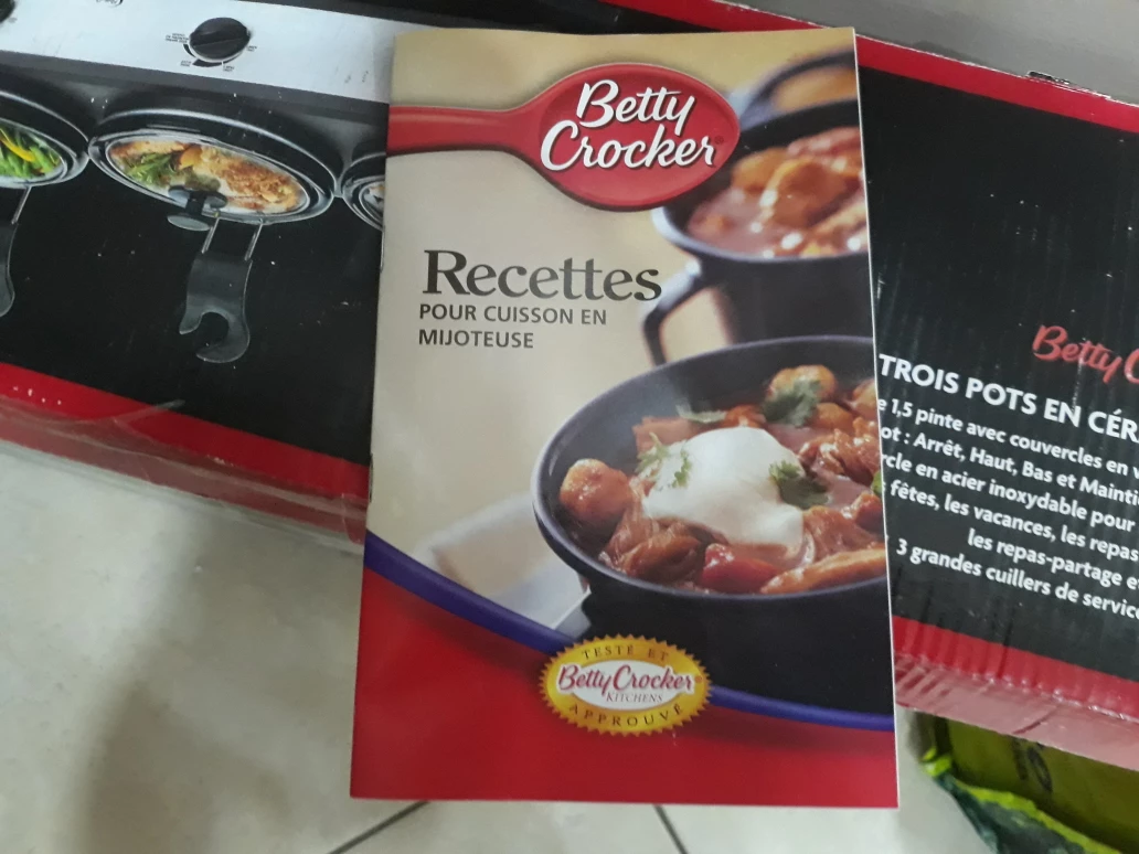 Betty Crocker three crock buffet(Slow Cooker) - photo 5