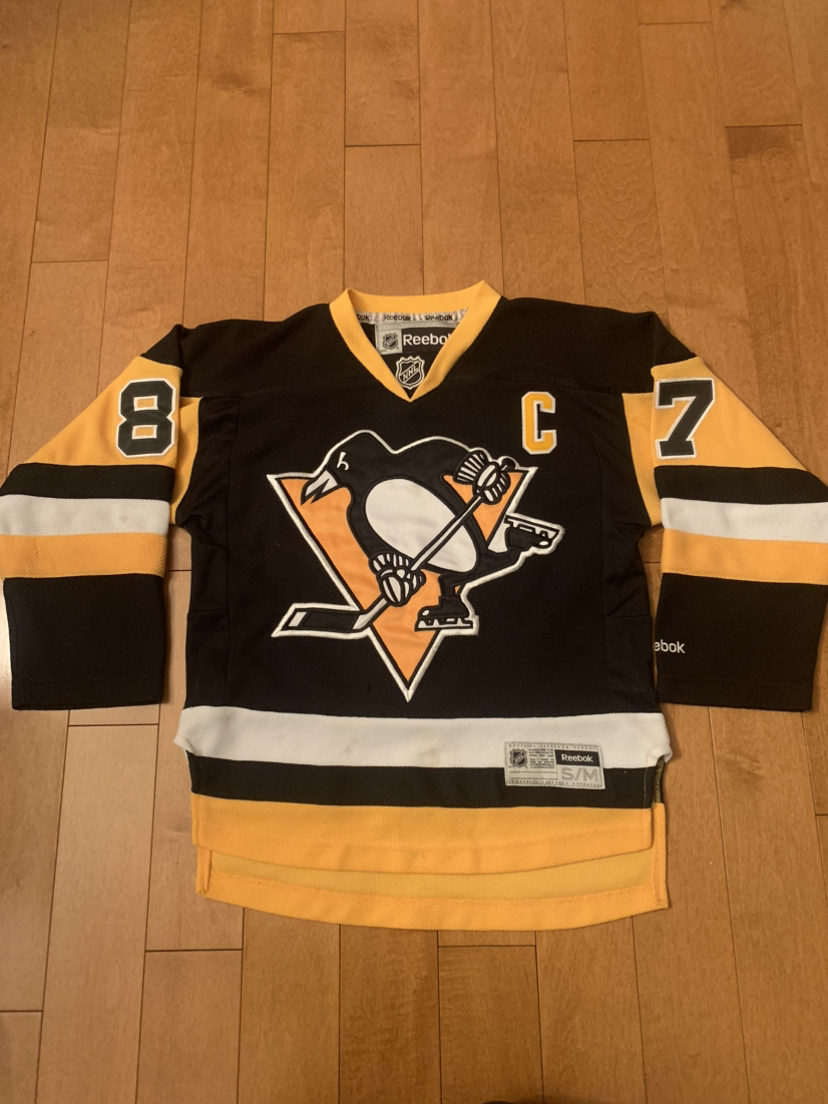 NHL #87 Sidney Crosby Reebok Jersey Size Youth S/M