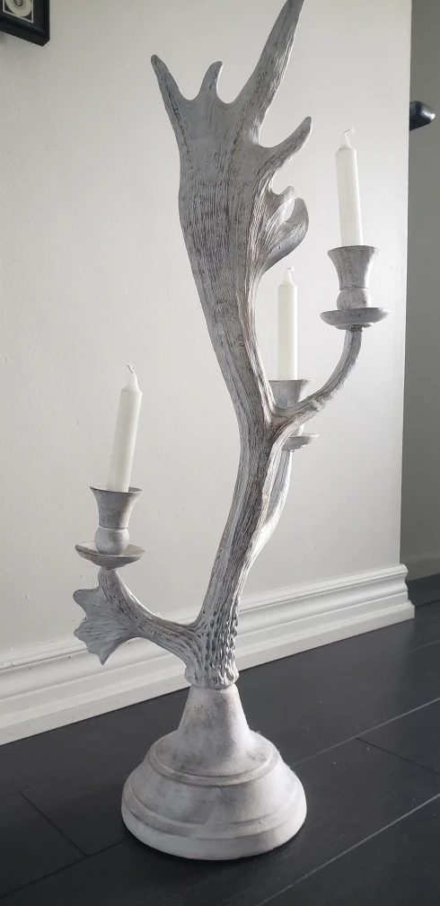Antler Candelabra / Candle Holder Cottagecore Decor image indicator(2)