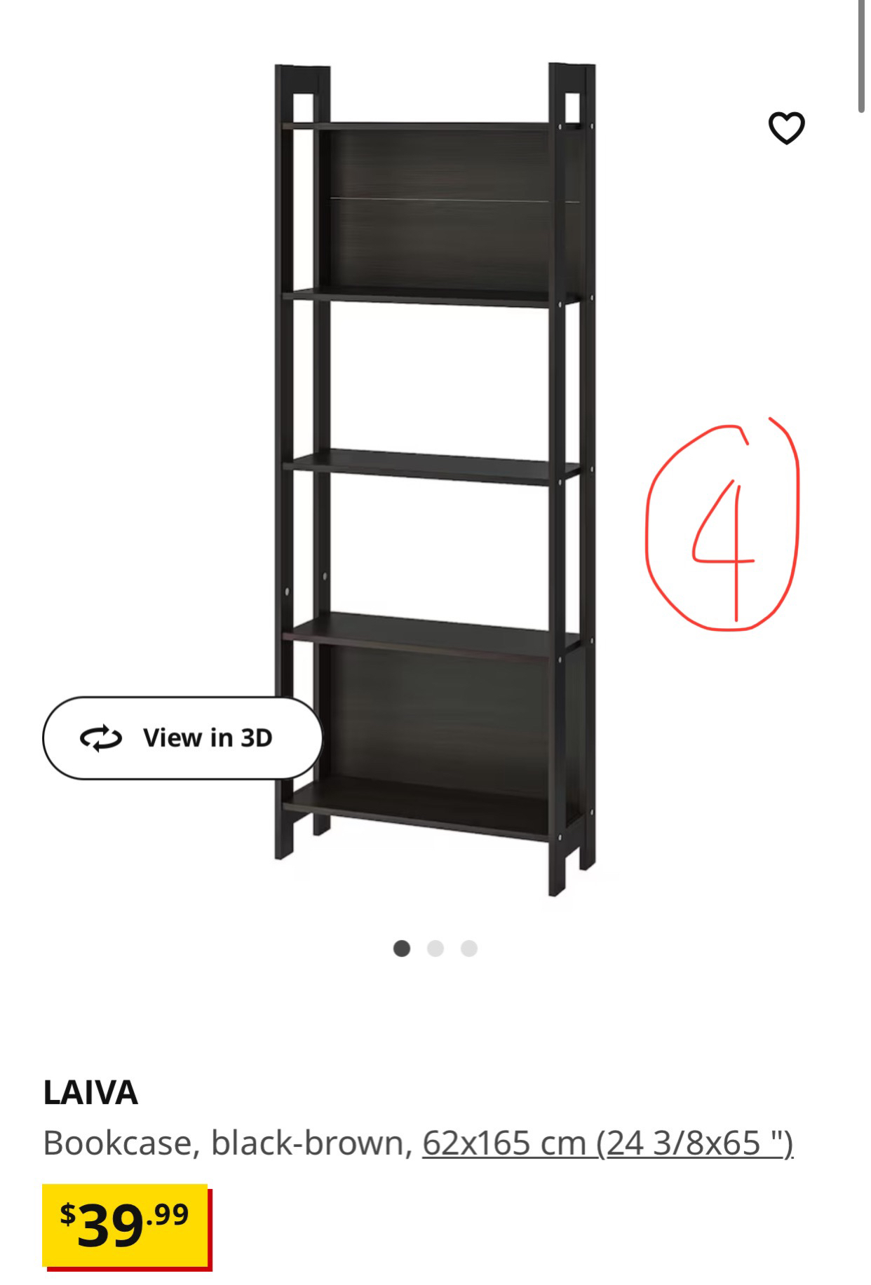 Ikea LAIVA shelf must go ASAP - photo 2