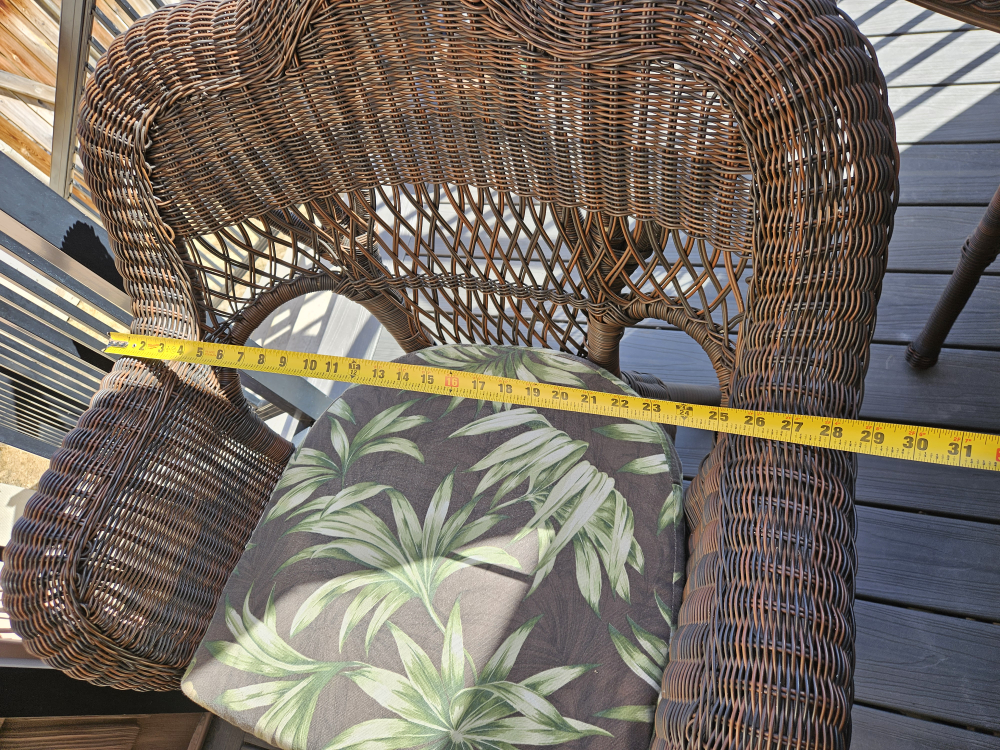 Wicker Chair  w/ Cushion - photo 2