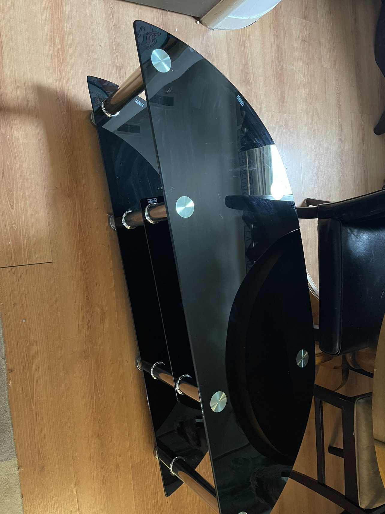 Glass tv stand - photo 3