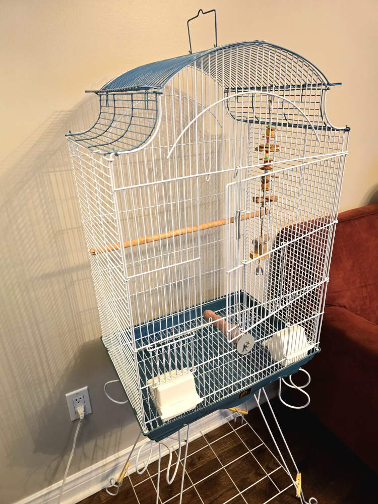 Prevue Medium Pagoda Roof BIRD CAGE w/ Stand, accessories 🥕 image indicator(5)
